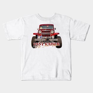 1957 Kaiser Willys Station Wagon Kids T-Shirt